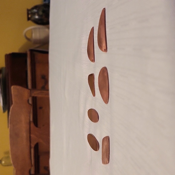 Copper enamelling blanks, 7 units - Picture 3 of 5
